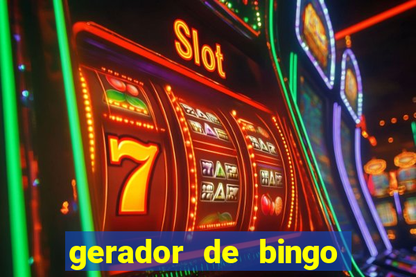 gerador de bingo de palavras